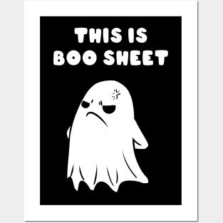 Boo sheet Posters and Art